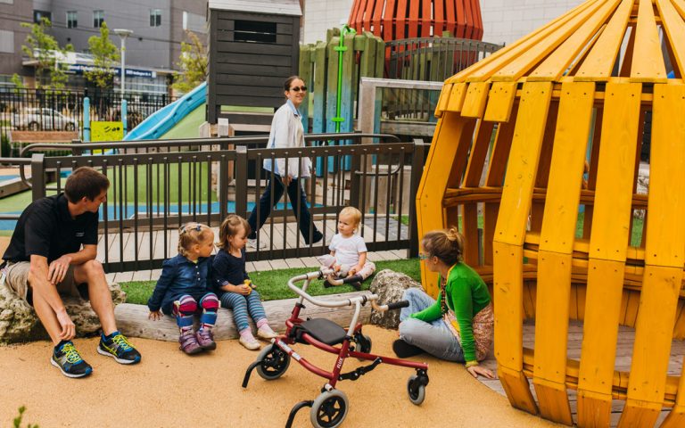 therapeutic playground accessible