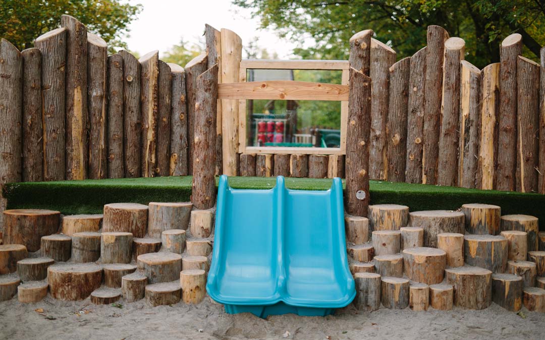 daycare playground slide