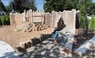 today's family early learning child care natural wood playground