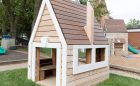 custom wood playhouse natural playground child care